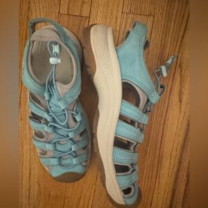 Keen Womens Shoes Whisper Waterproof River Hiking Sandals Teal Size 9
